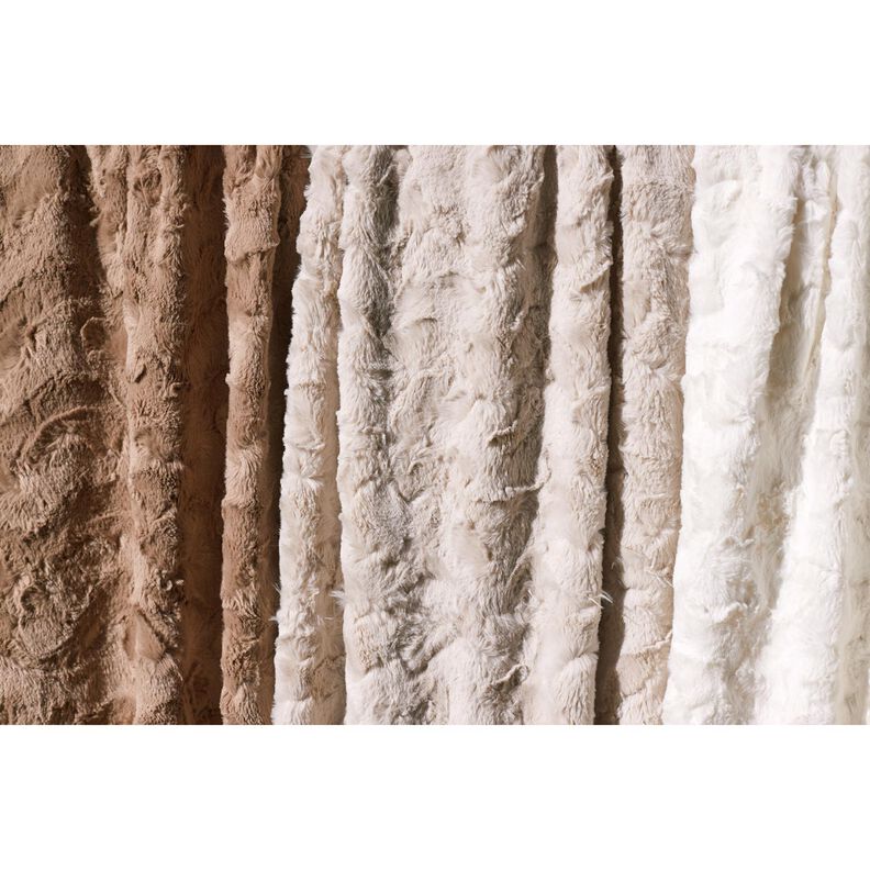 Kunstpels Hvirvel – elfenben,  image number 8