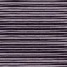 Finstrik smalle Striber &ndash; plum/hvid,  thumbnail number 1