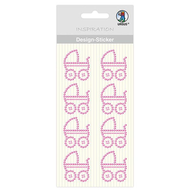 Design klistermærker Baby Girl [ 8 Styk ] – rosa,  image number 1