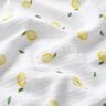 Musselin/Dobbelt-Crincle stof Akvarel citroner Digitaltryk – hvid,  thumbnail number 2