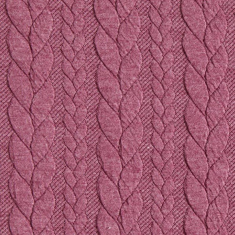 Jerseyjacquard Cloqué Fletmønster – raspberry,  image number 1