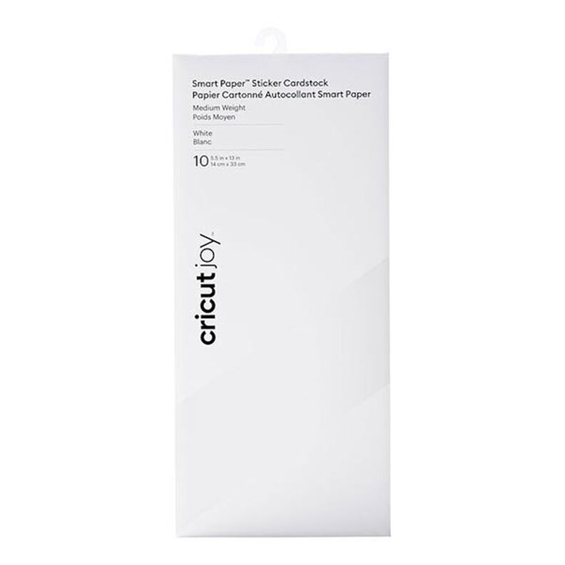 Cricut Joy Smart Sticker Cardstock [14x33 cm] | Cricut – hvid,  image number 1