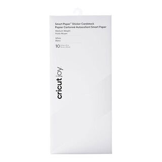 Cricut Joy Smart Sticker Cardstock [14x33 cm] | Cricut – hvid, 