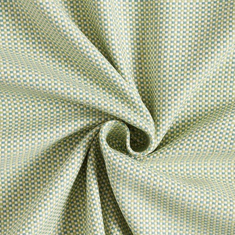 Dekorationsstof Jacquard Struktur ensfarvet – grøn,  image number 3