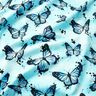 Bomuldsjersey Butterfly Splashes | Glitzerpüppi – isblå,  thumbnail number 1
