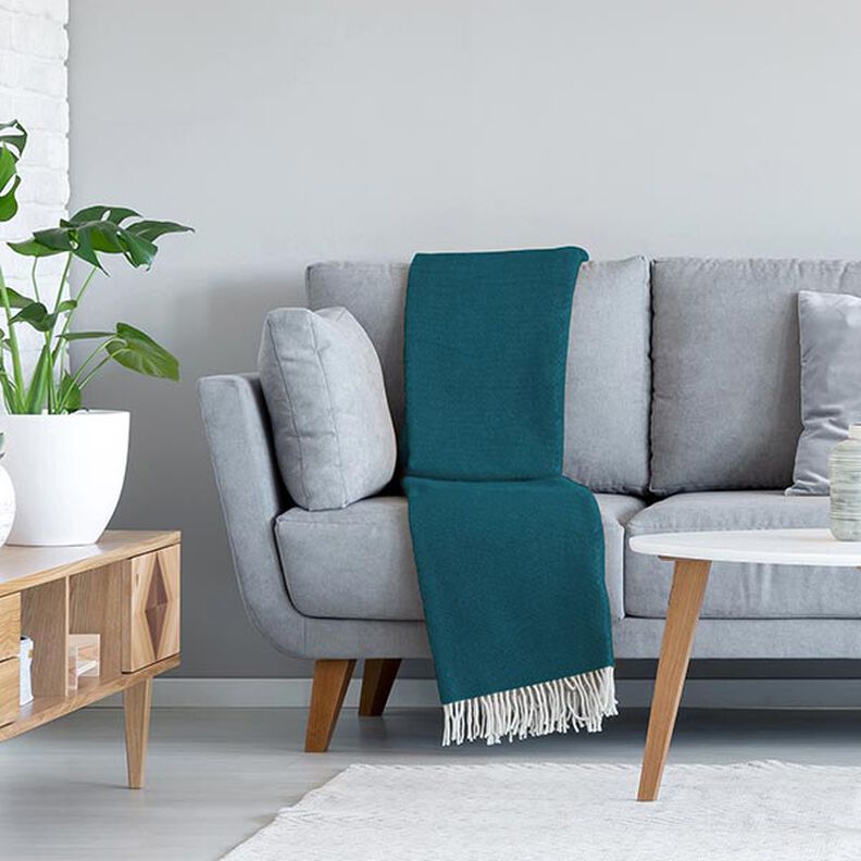 Vaffelpiqué Mini – petrol,  image number 8