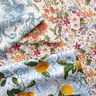 Dekorationsstof kanvas orientalske blomsterornamenter 280 cm – hvid/blå,  thumbnail number 5