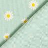 Vaflet jersey margueritter – lys mint,  thumbnail number 4
