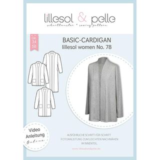 Basic-Cardigan | Lillesol & Pelle No. 78 | 34-58, 