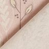 Dekorationsstof Halvpanama fine grene – lys gammelrosa/natur,  thumbnail number 4