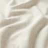 Gardinstof hør-miks Ensfarvet – natur,  thumbnail number 2