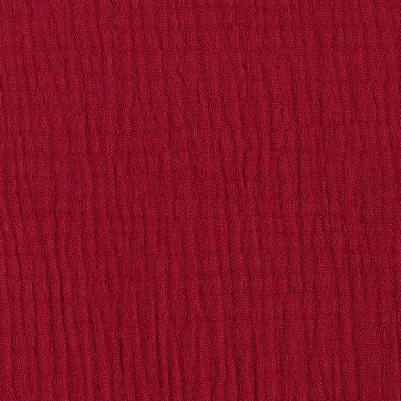 GOTS Trelags bomulds-musselin – karminrød,  image number 4