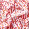 Viskosecrepe blomster og grene – orange/pink,  thumbnail number 2