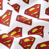 Bomuldspoplin Superman-logo Licensstof | DC Comics – hvid | Reststykke 90cm,  thumbnail number 2