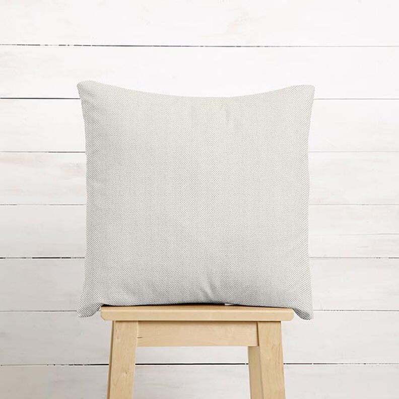 Dekorationsstof Panama klassisk struktur – mørkebeige | Reststykke 60cm,  image number 6