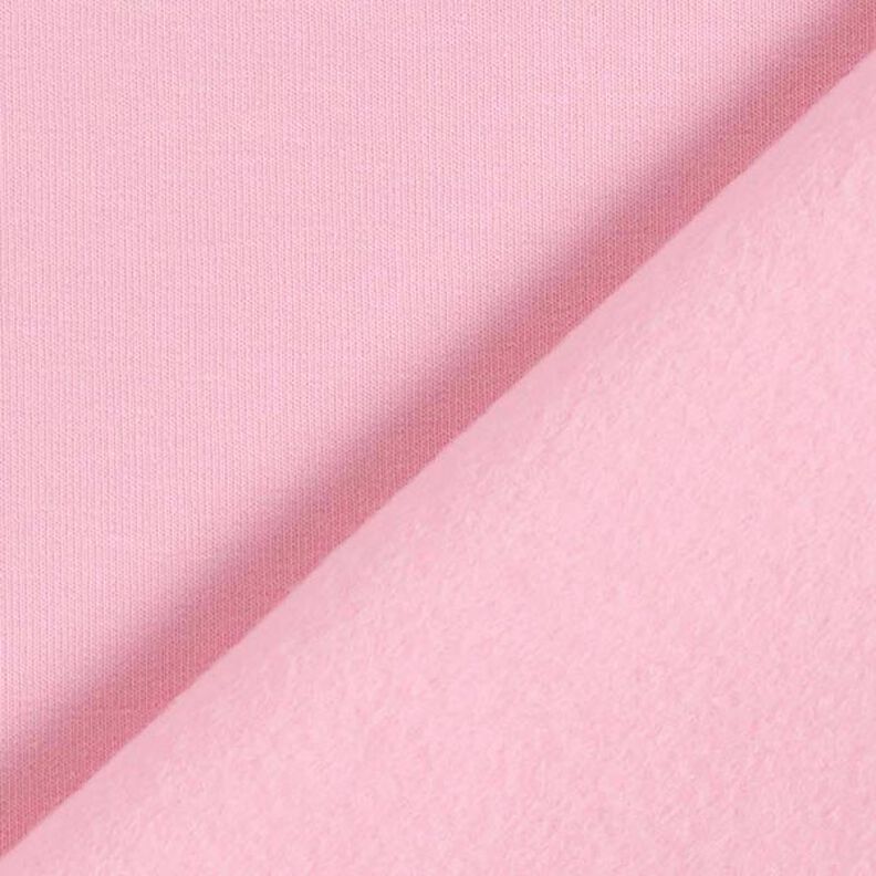 Let bomuldssweat ensfarvet – rosa,  image number 5