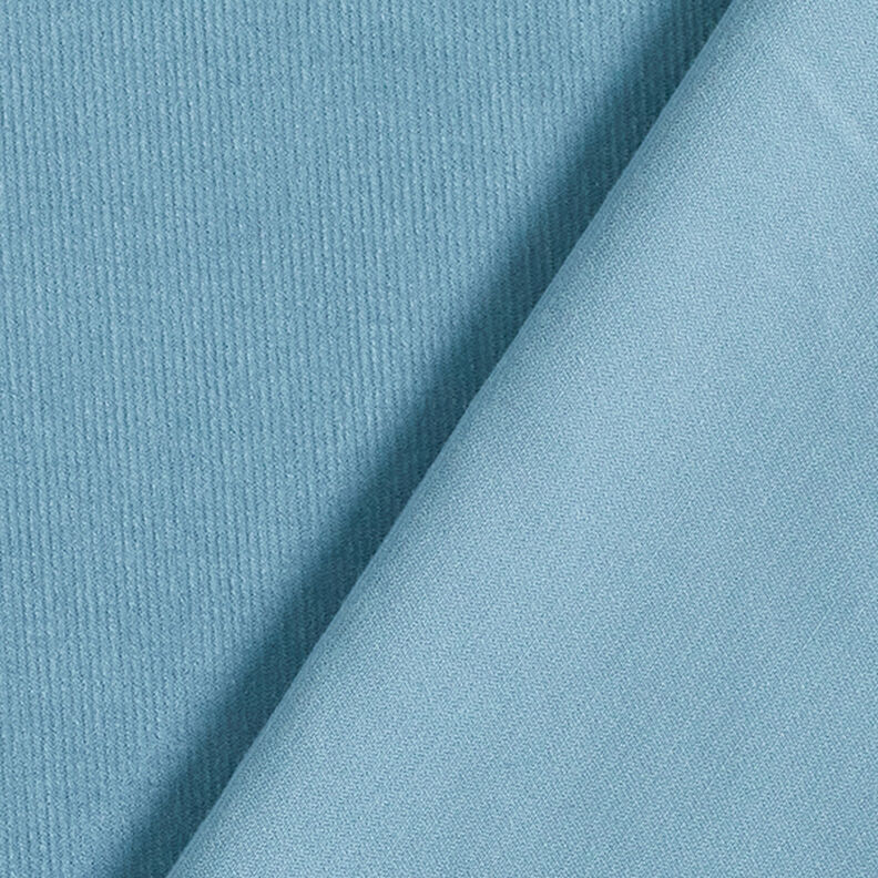 Babyfløjl Ensfarvet – jeansblå,  image number 4