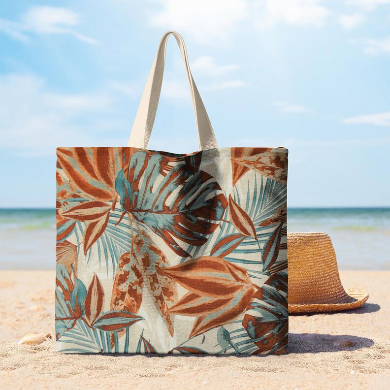 Outdoor stof Canvas store blade – natur/terracotta,  image number 6