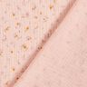 Musselin/Dobbelt-Crincle stof Romantiske blomster – rosé,  thumbnail number 4
