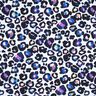 Bomuldsjersey neon-leopardmønster Digitaltryk – uldhvid,  thumbnail number 1