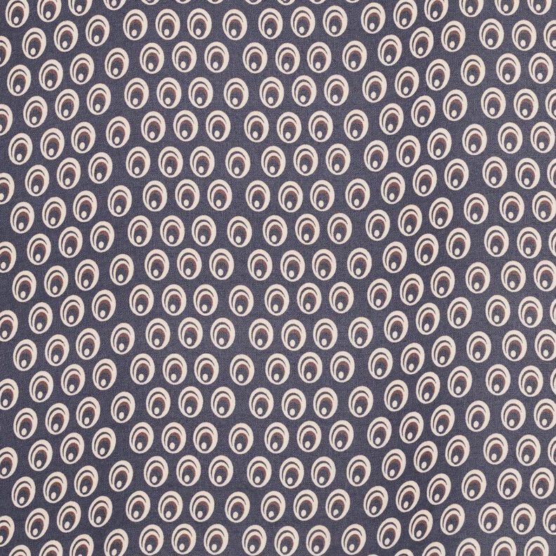 Chiffon påfugleøje – marineblå/marineblå,  image number 1