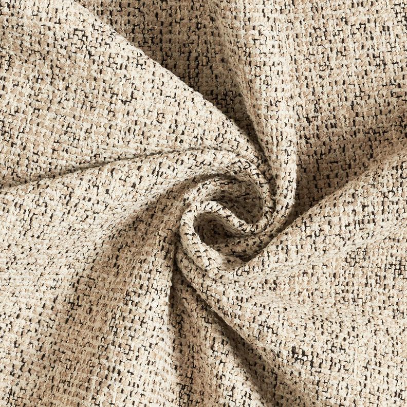 Polsterstof farverigt v&aelig;vet &ndash; greige/sort,  image number 1