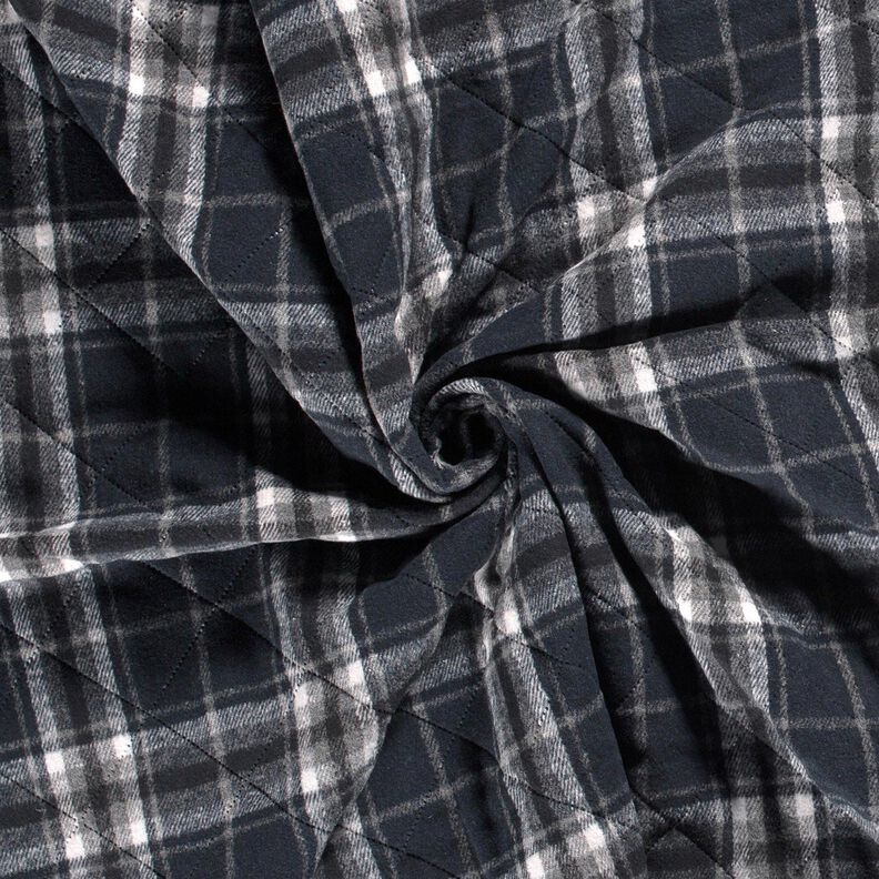 Quiltstof ternet – natblå/stengrå,  image number 3