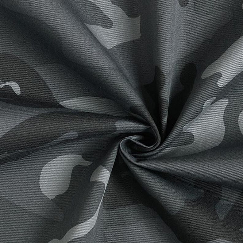 Buksestof camouflage – antracit,  image number 3