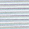 Dekorationsstof Halvpanama flerfarvede striber genanvendt – lys turkis,  thumbnail number 1
