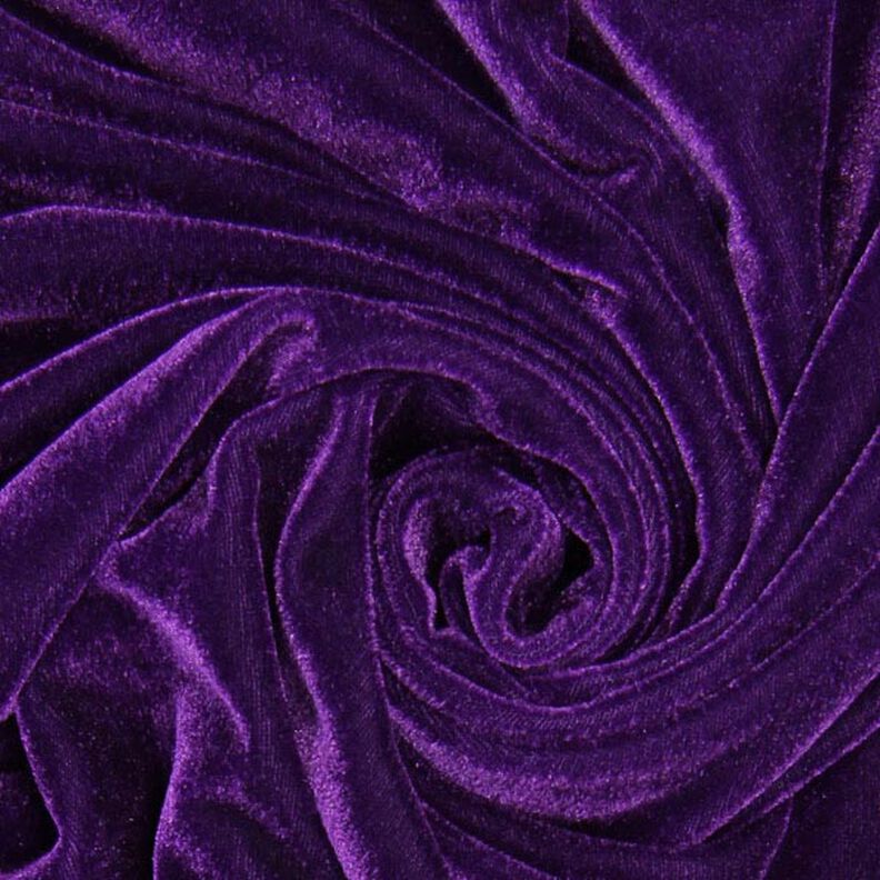 Stretch Velour lilla,  image number 2