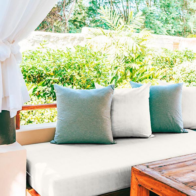 Markisestof ensfarvet – uldhvid,  image number 9