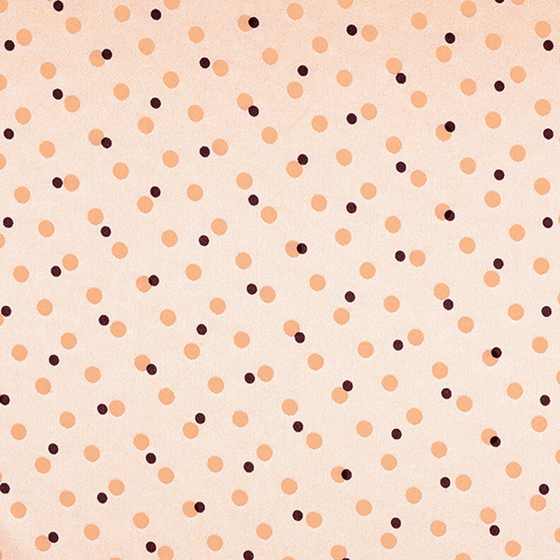Jacquard-satin prikker – apricot,  image number 1
