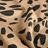 Romanit jersey leopardprint – mocca/sort,  thumbnail number 2