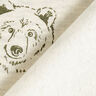 Sweatshirt lodden bjørn – lysebeige/olivengrøn,  thumbnail number 4