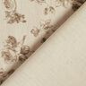Bomuldsstof  antikke roser – lys taupe/sand,  thumbnail number 4