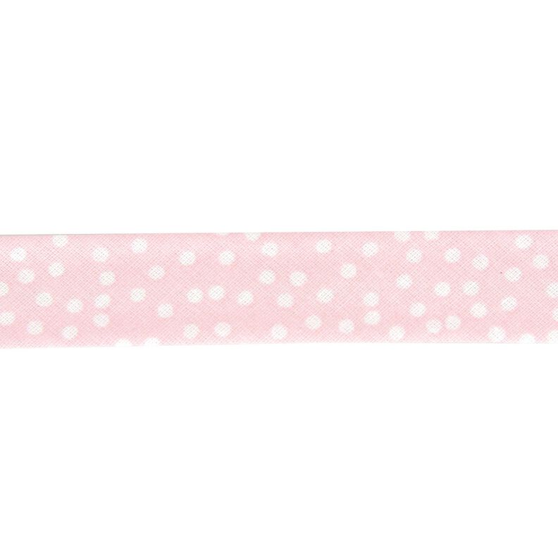 Skråbånd Spredte prikker [20 mm] – rosa,  image number 1