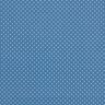 Bomuldspoplin små prikker – jeansblå/hvid,  thumbnail number 1