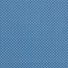 Bomuldspoplin små prikker – jeansblå/hvid,  thumbnail number 1