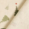 Dekorationsstof Halvpanama Christmas Tree – anemone/lys kaki,  thumbnail number 4