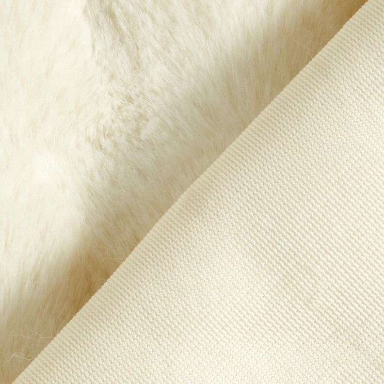 Kunstpels langt h&aring;r &ndash; uldhvid,  image number 4