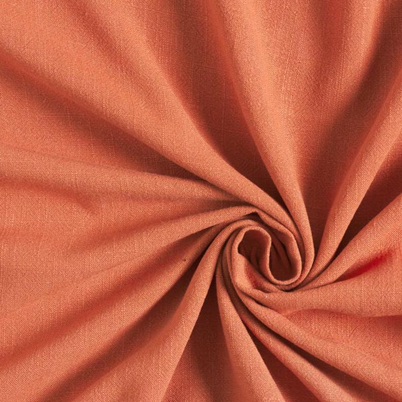 Viskose-hør soft – terracotta,  image number 1