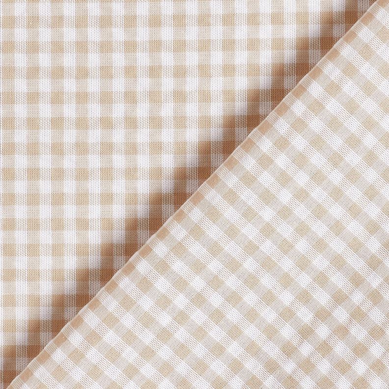 <h2>Seersucker, sm&aring; tern, beige &ndash; anemone/hvid &ndash; med karakteristisk struktur og fint ternet,  image number 4