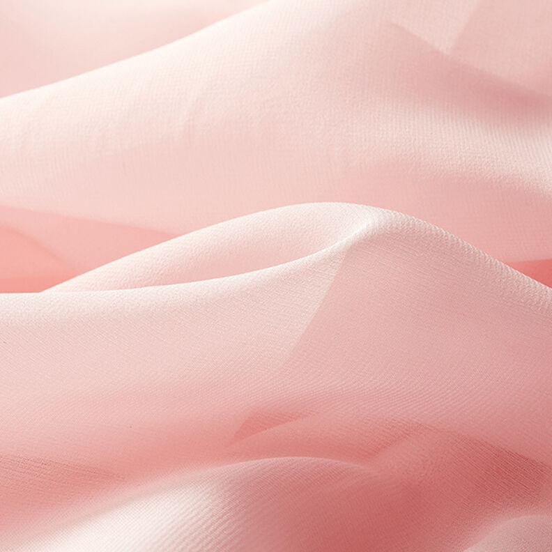 Silkechiffon – lys rosa,  image number 5