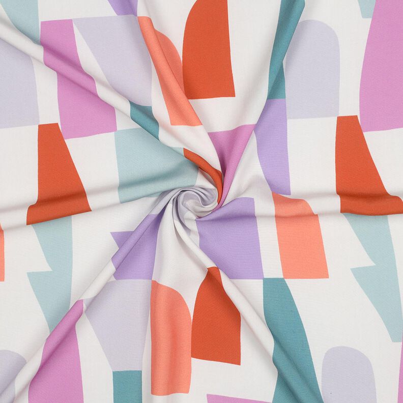 LENZING™ ECOVERO™ viskosestof  Shape Shifter | Nerida Hansen – uldhvid/syren,  image number 3