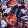 Bomuldspoplin Fresh Flowers | Nerida Hansen – natblå,  thumbnail number 2