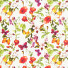 Outdoorstof Canvas Blomster og Sommerfugle – hvid/lilla,  thumbnail number 1