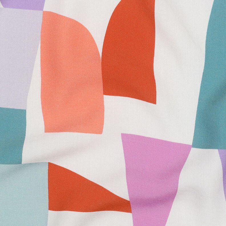 LENZING™ ECOVERO™ viskosestof  Shape Shifter | Nerida Hansen – uldhvid/syren,  image number 2