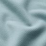 Frakkestof uldblanding ensfarvet – dueblå,  thumbnail number 2