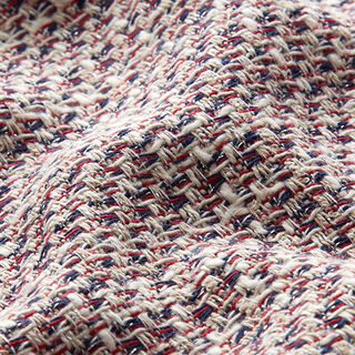 Bomulds-tweed med glittereffekt – uldhvid, 