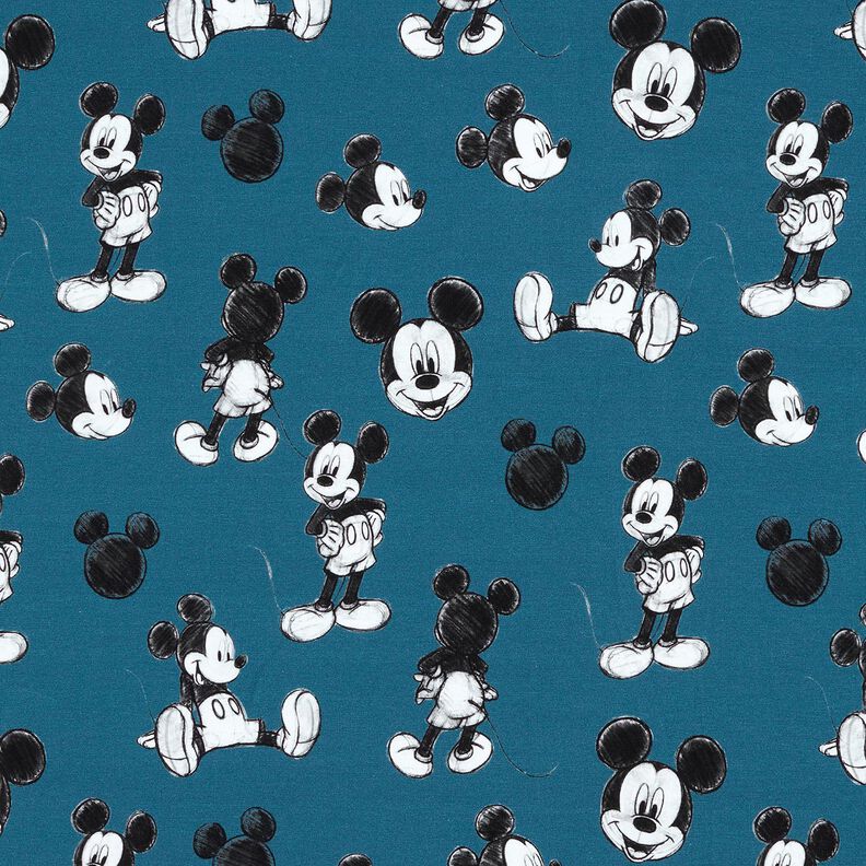 Bomuldsjersey Mickey Mouse | Disney – blå,  image number 1
